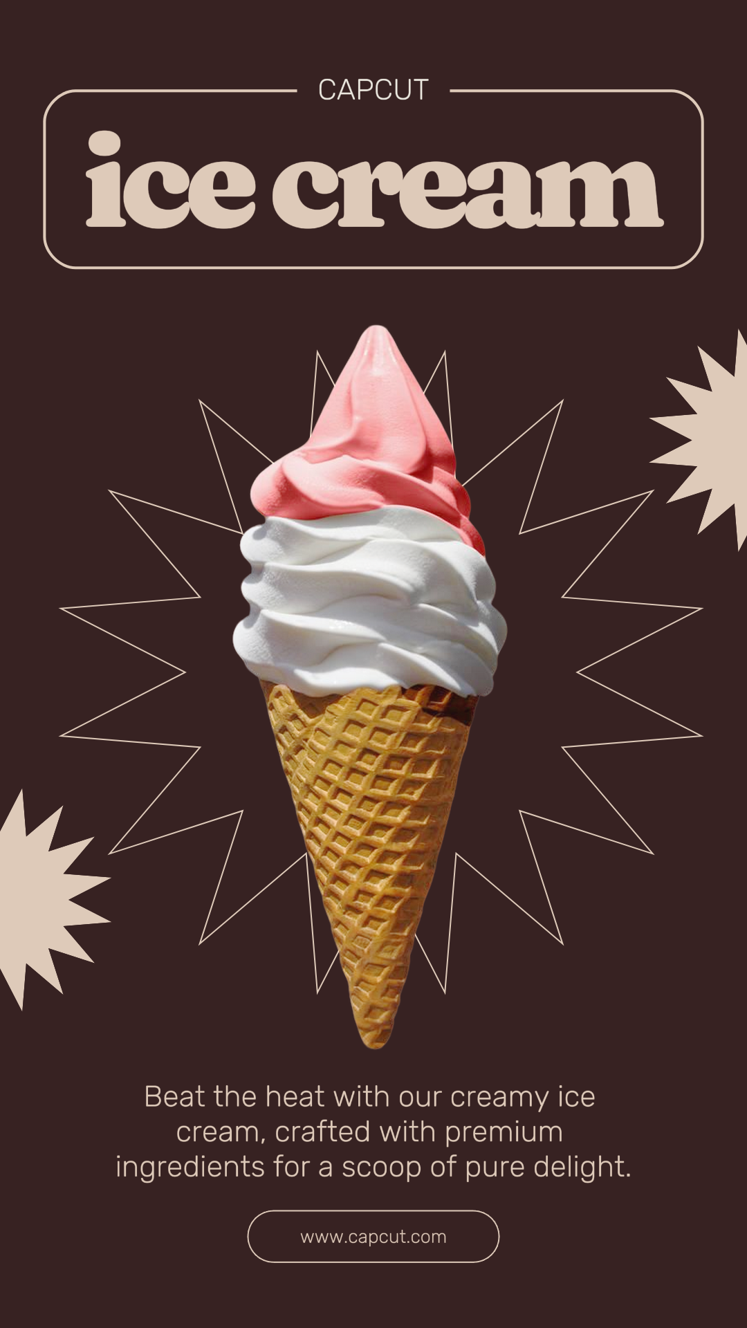 Food and Beverage Marketing - IG Story - Ice Cream Cone