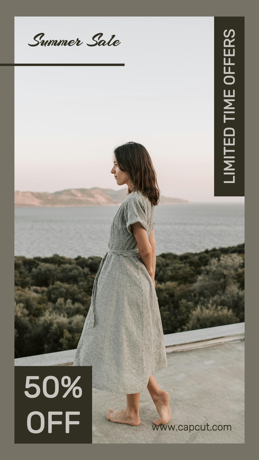 PROMOÇÃO DE PÔSTER DE MARKETING DE ROUPAS PARA ROUPAS DE VERÃO HISTÓRIA DO INSTAGRAM