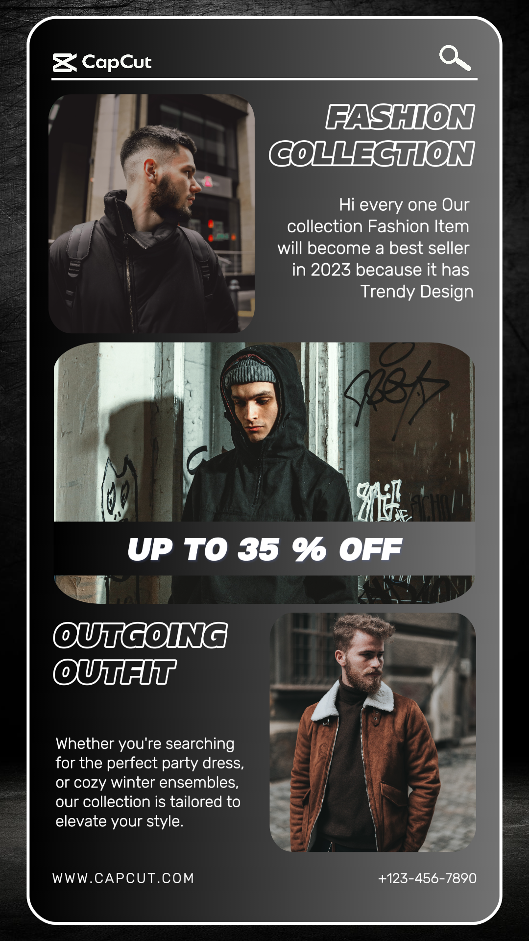 capcut template cover