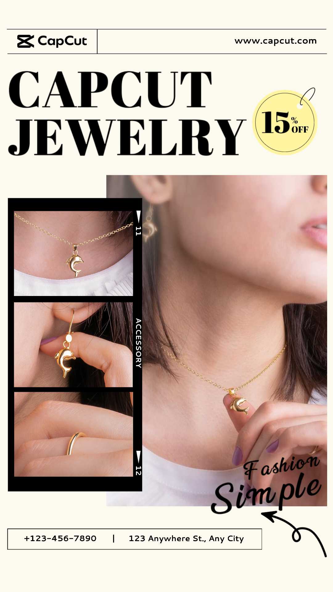 Joyería Pendientes Collar Anillo negocio de exhibición 