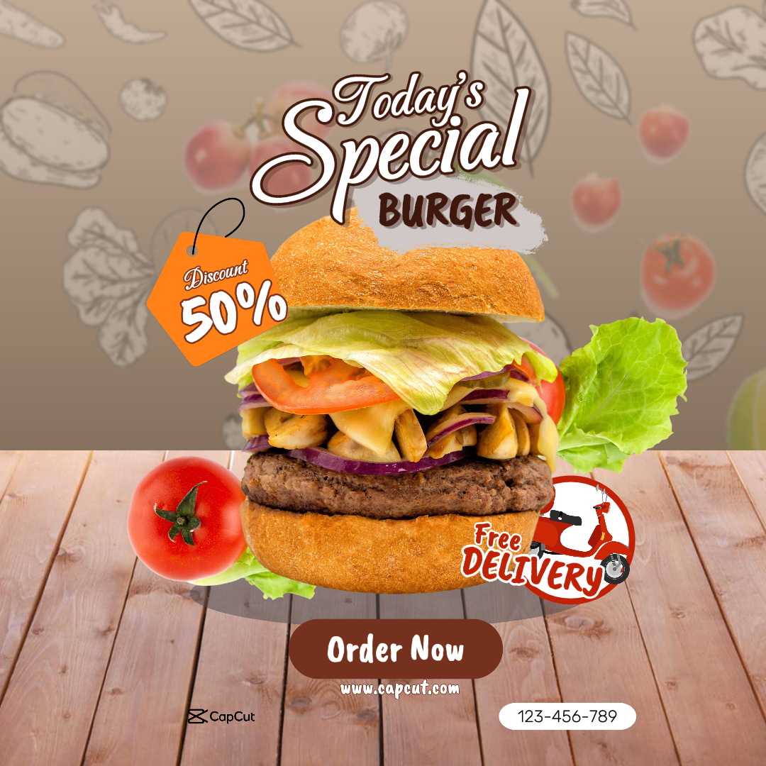 Hambúrguer de Alimentos e Bebidas