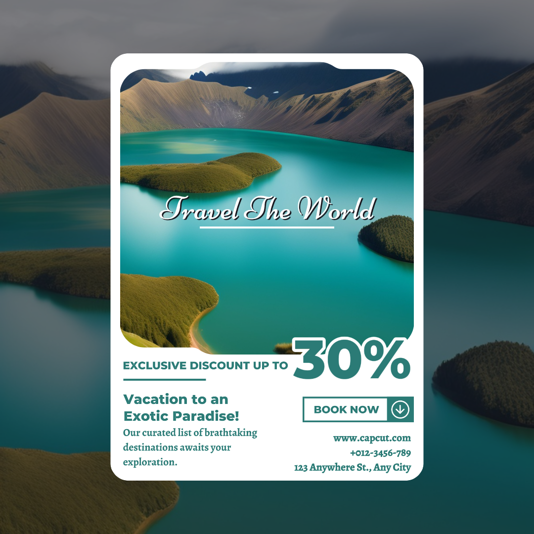 Marco de fotos de publicación de Instagram de viaje