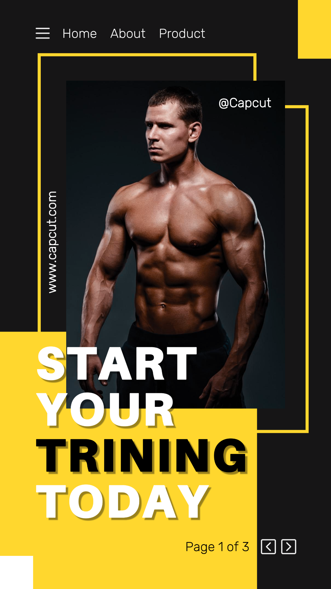 Workout & fitness - Marketing Poster & Creative Poster Instagram Story