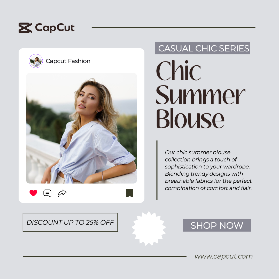 의류 및 신발 마케팅 포스터 인스타그램 포스트 프레임 그레이 블랙 스타일