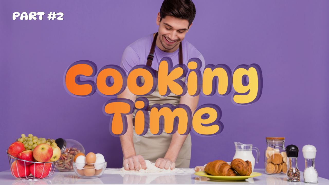 Youtube Thumbnail Vlog Cooking Time