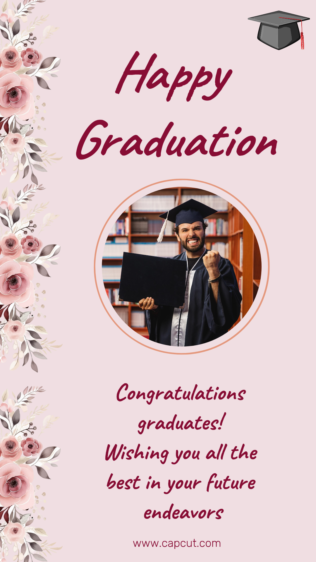 Temporada De Graduación Cartel Creativo Tiktok Graduación