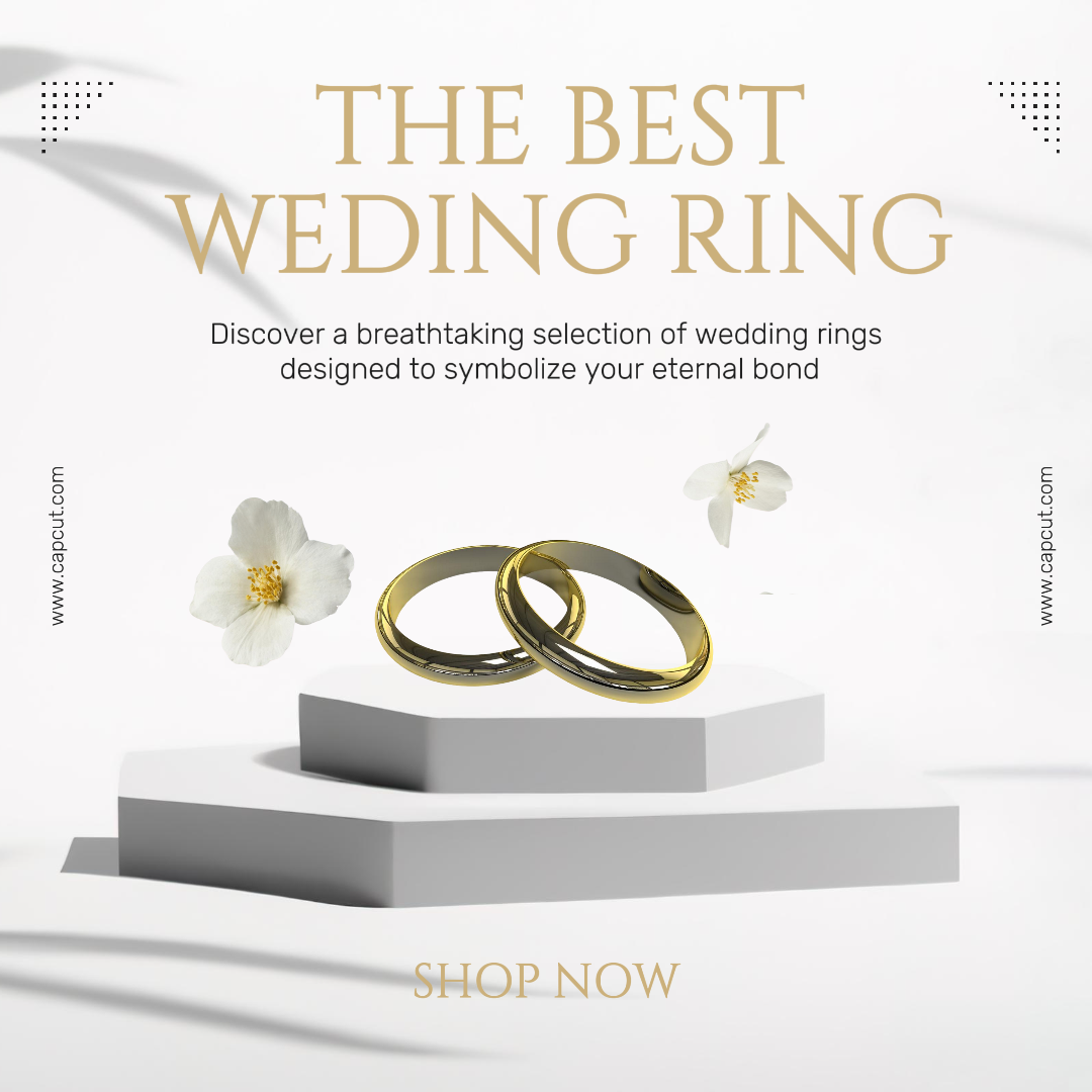 Facebook Ads Jewelry Wedding Ring Product Display Instgram Post