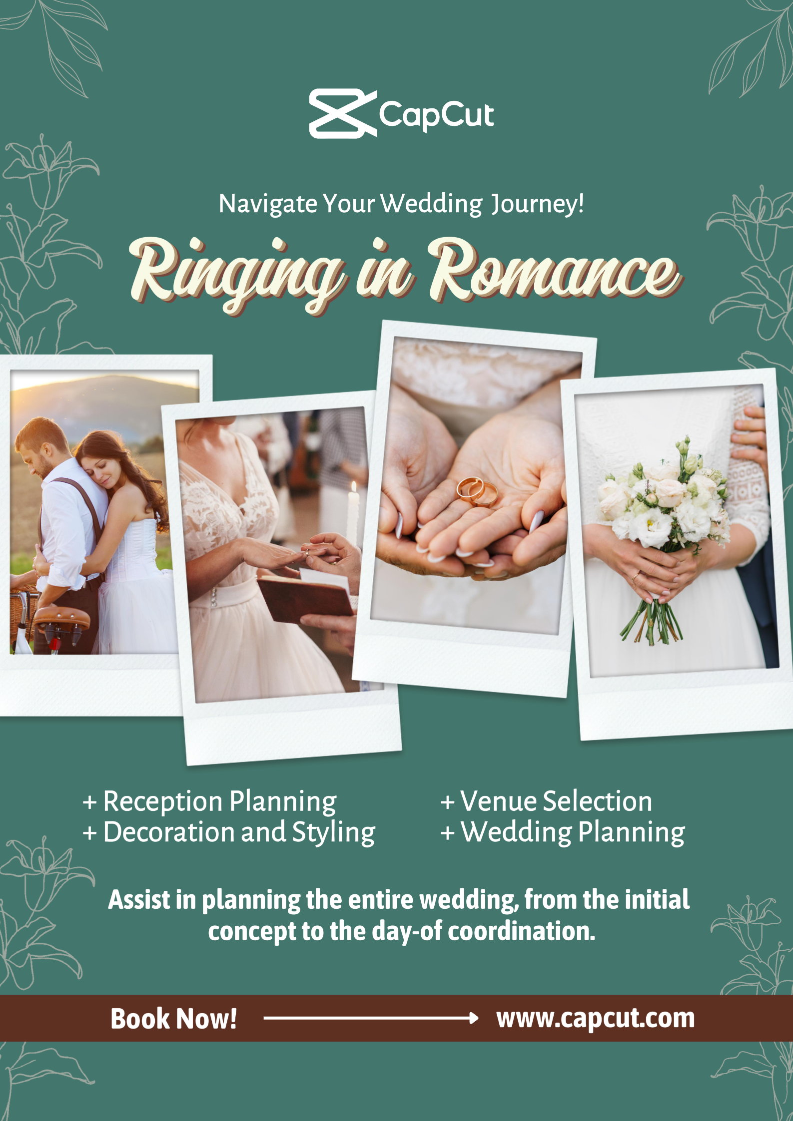 Life services Wedding Event Orginizer Poster Promoção Empresarial