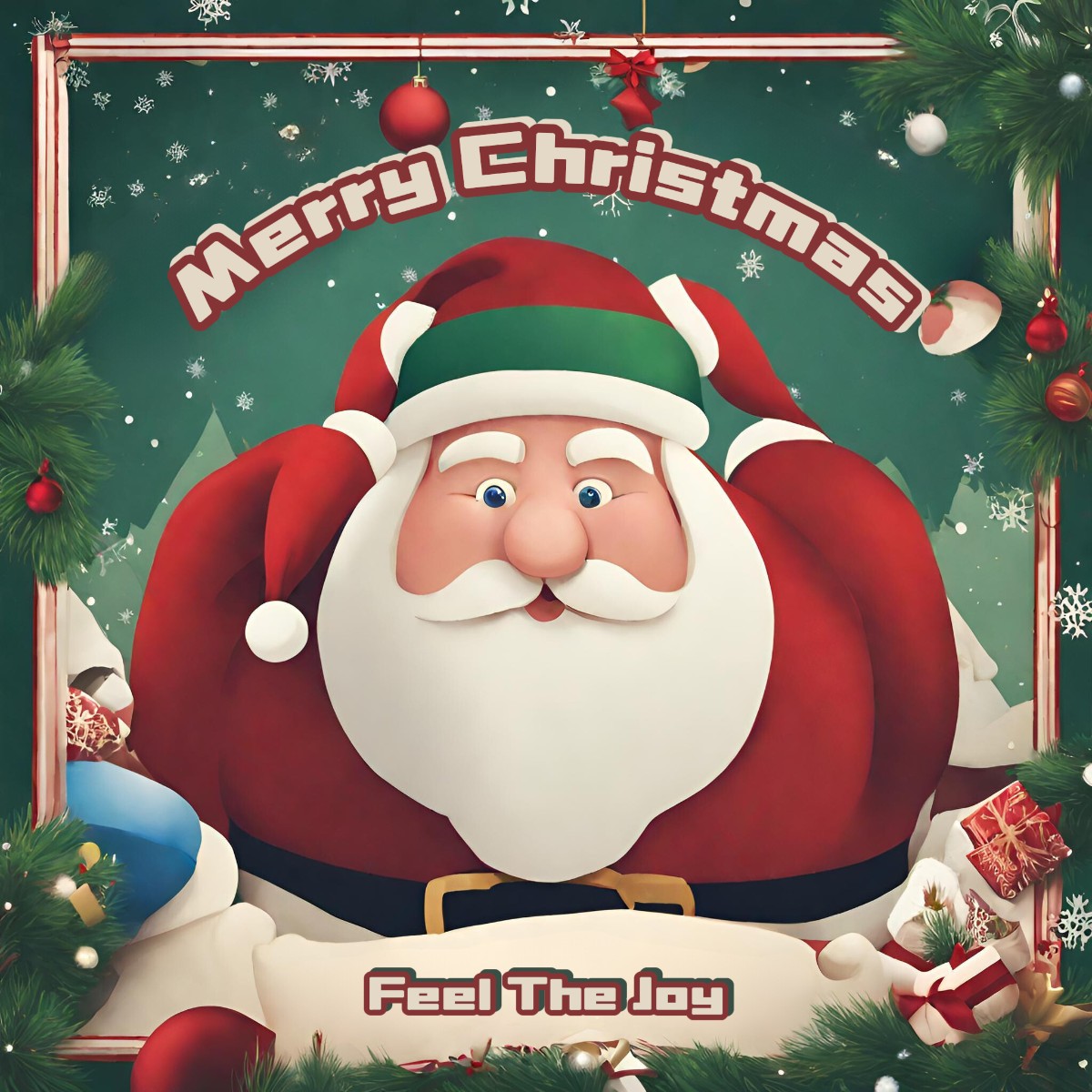 Message de vœux du jour de Noël sur LinkedIn