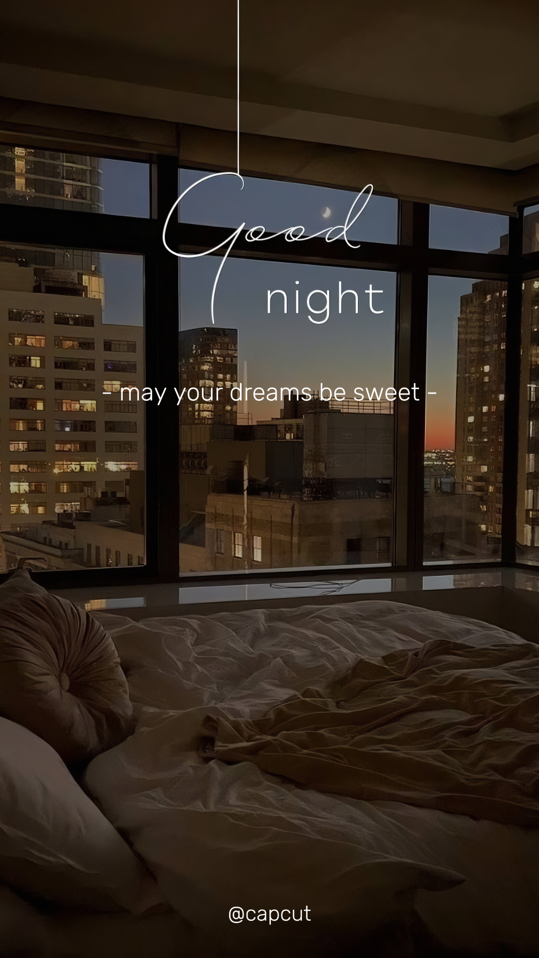 Vignette Tiktok bonne nuit vlog quotidien tiktok night