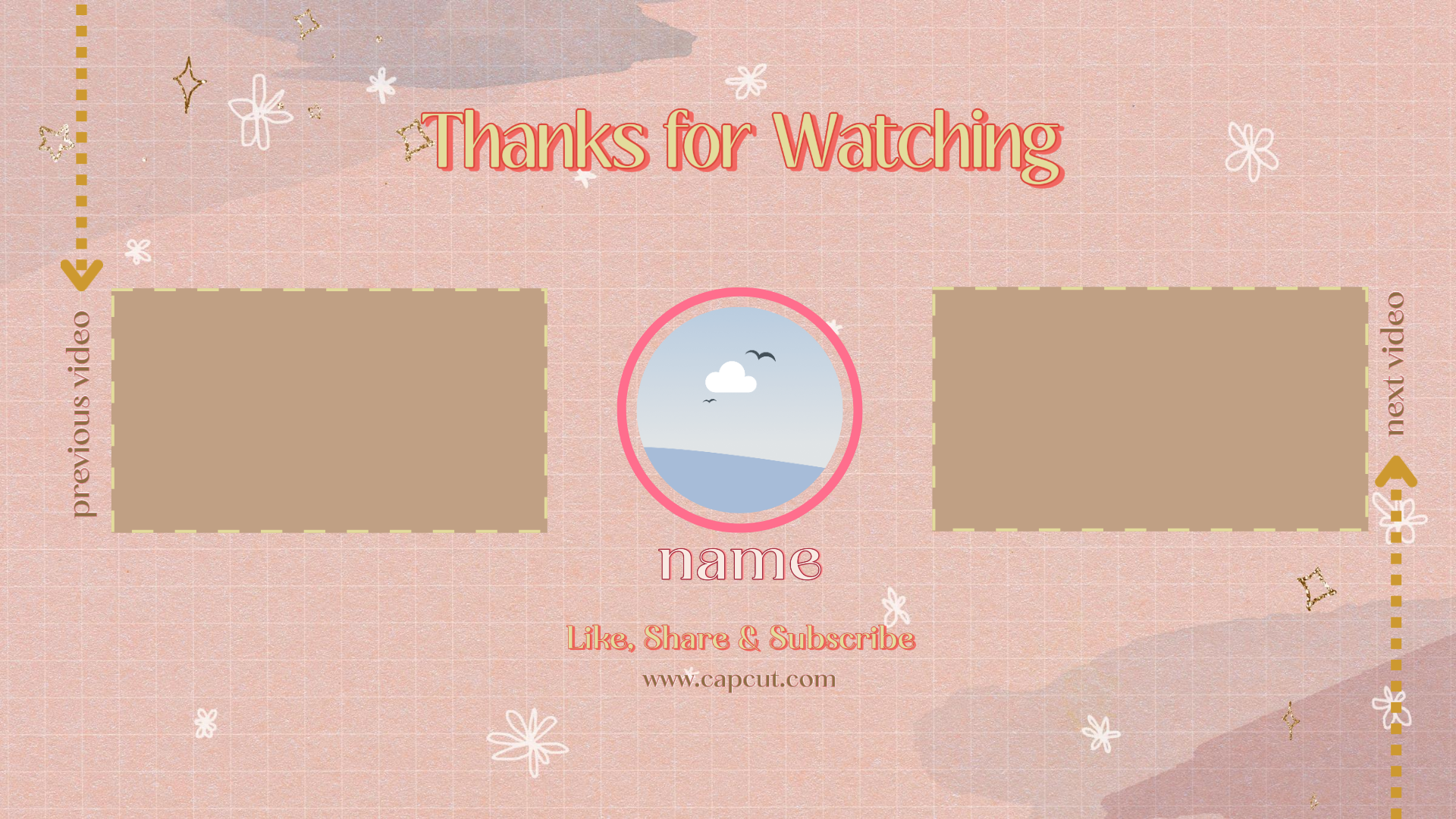 Non-marketing - Youtube Endscreen - Girly Background