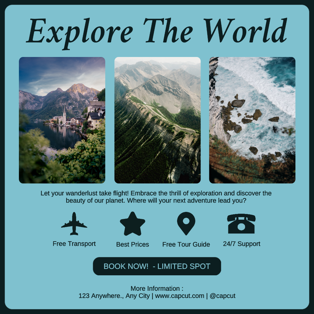 Reisebüro Erkundungsaktion Instagram Post