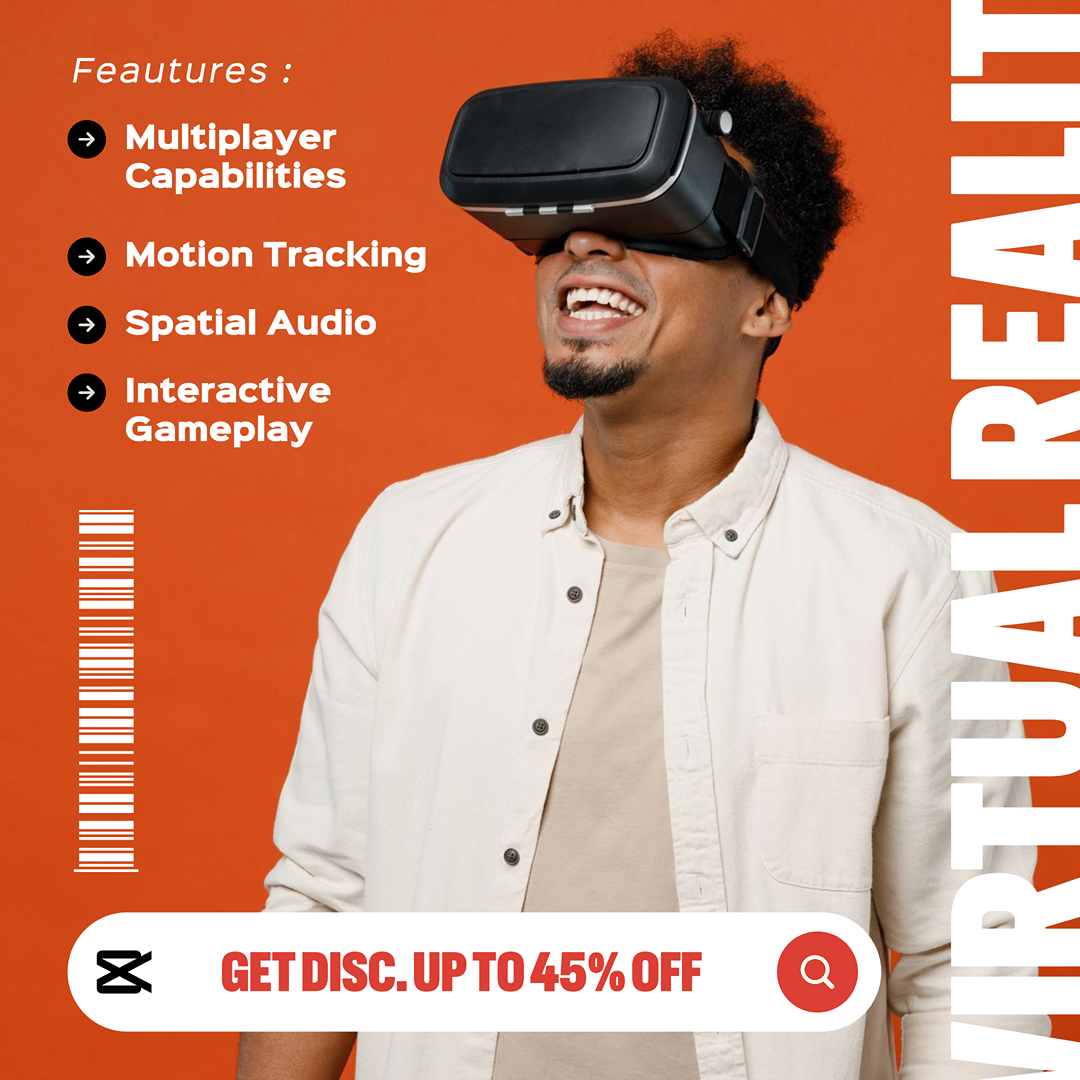 Comercio electrónico de productos Promoción de realidad virtual Publicación de Instagram