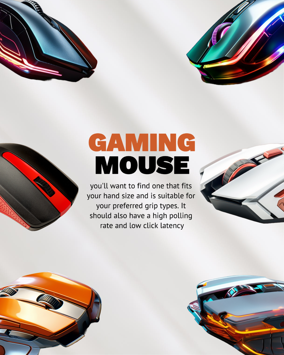 Description de la souris de jeu Electronics Promotion