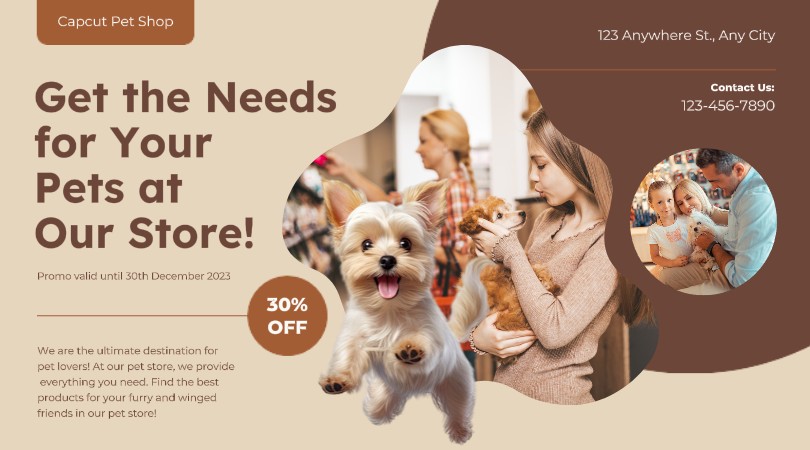 Pet Shop Promotion Facebook Ad