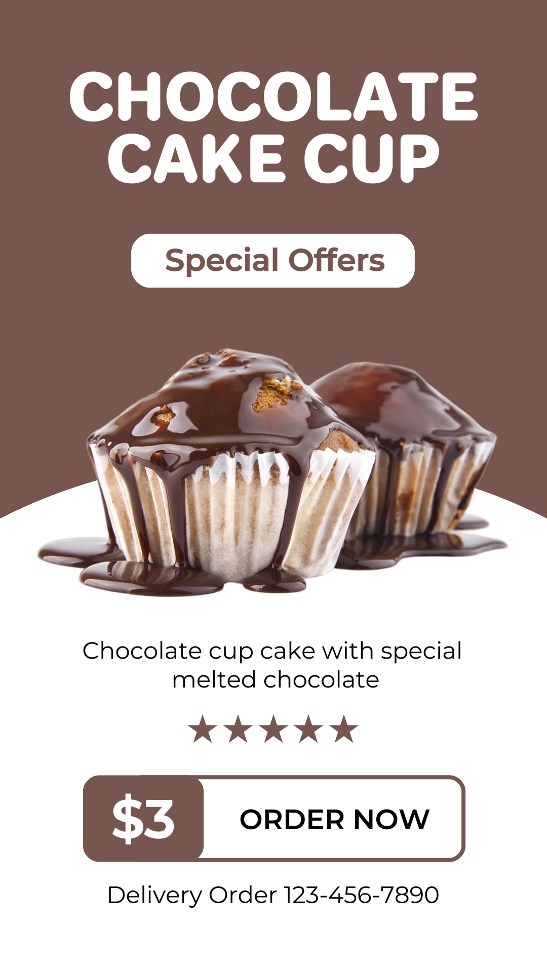 Promoção Alimentar Bolo De Chocolate História Do Instagram