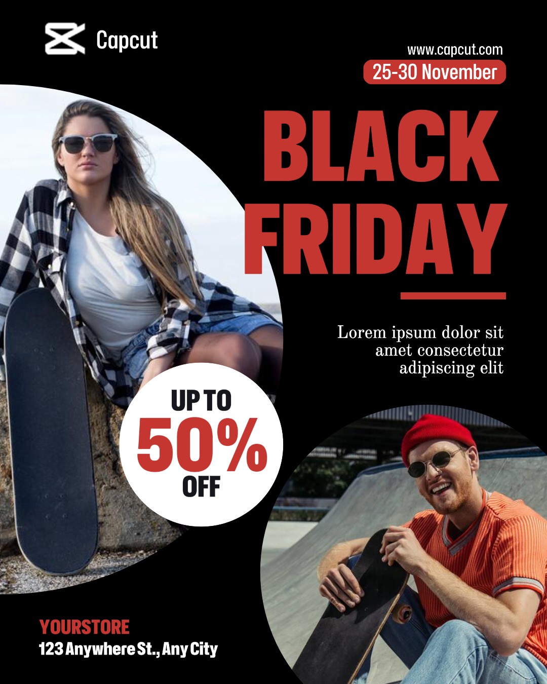 Modetrend Balck Friday Instagram Post