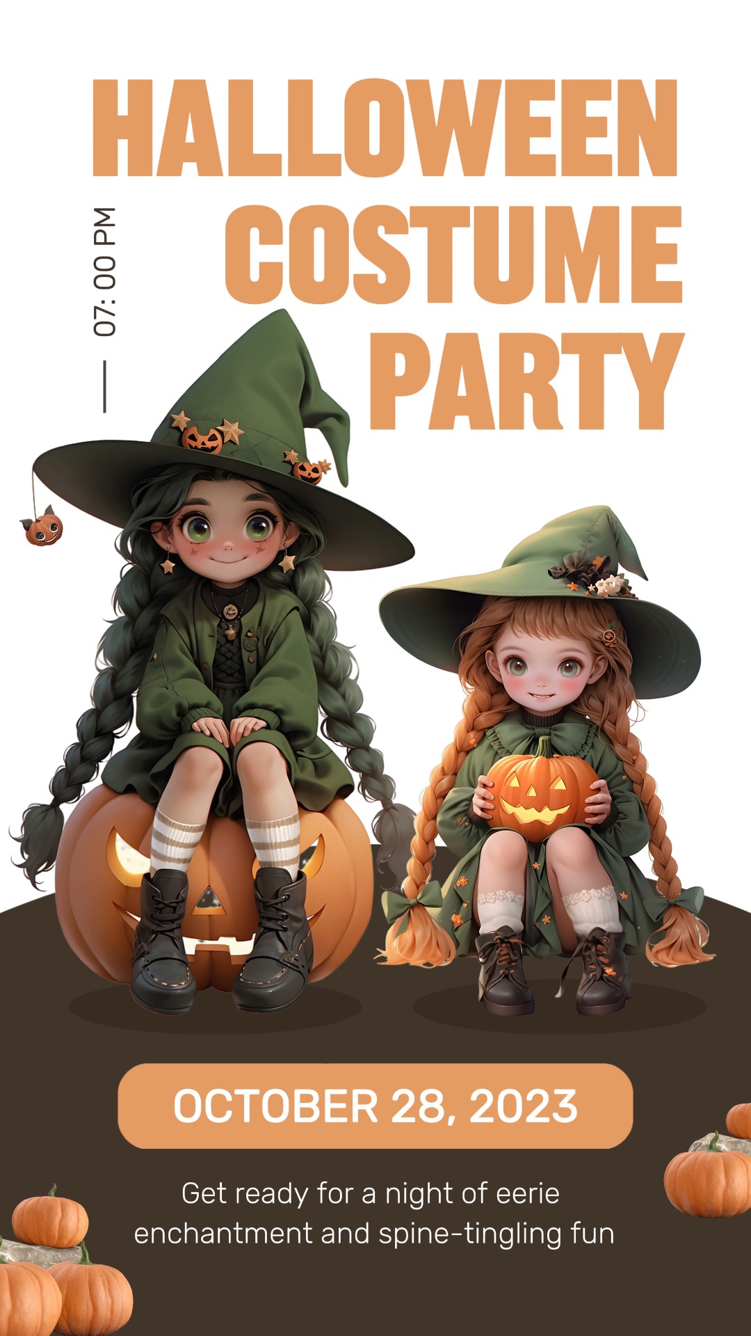 Convite de Halloween História do Instagram