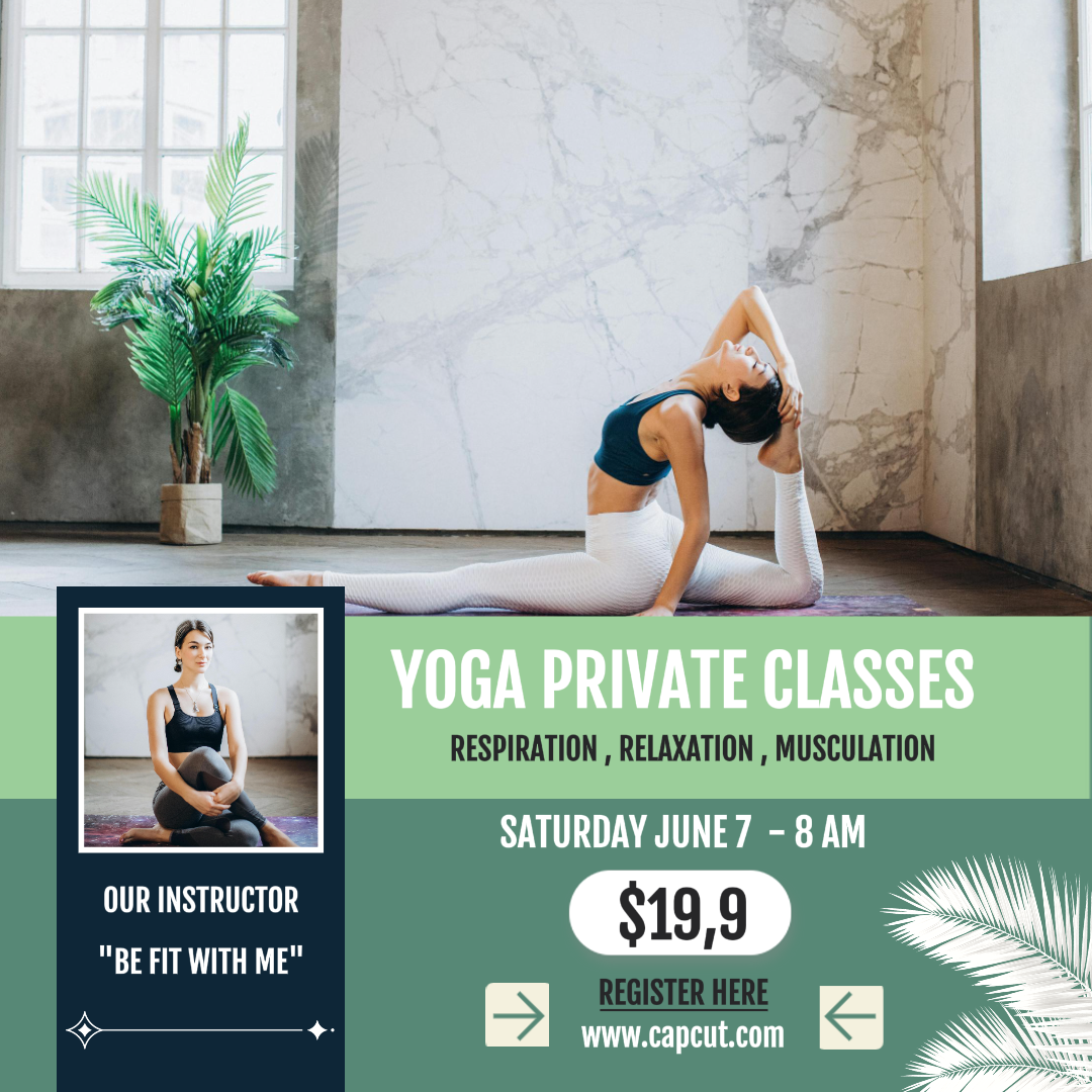Marketing Poster Workout & Fitness Yoga IG Post