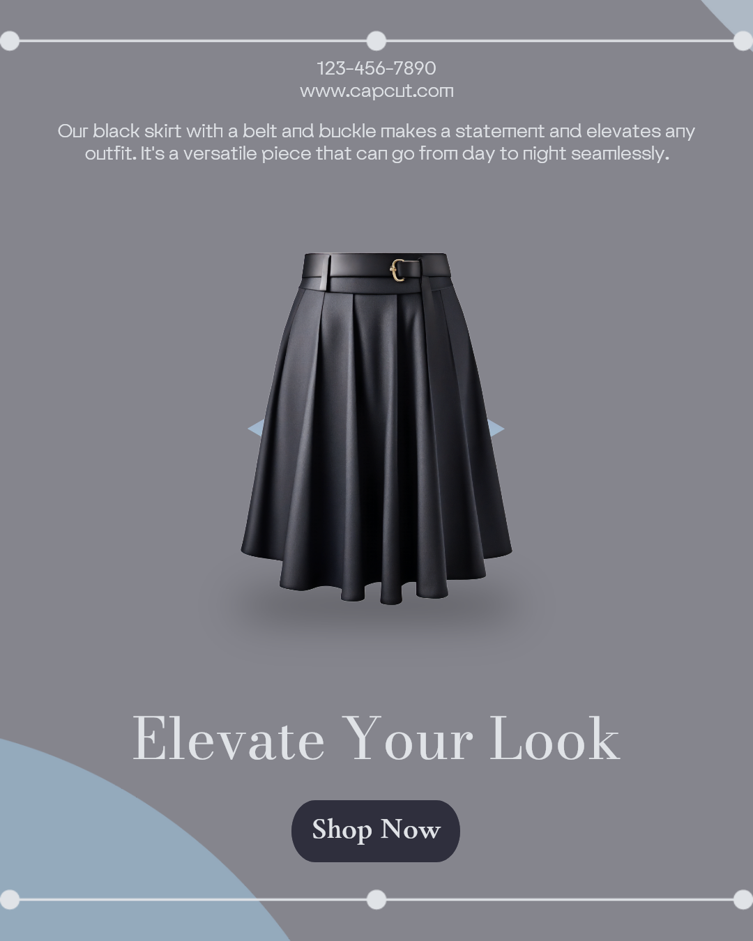 Presente de roupas e sapatos