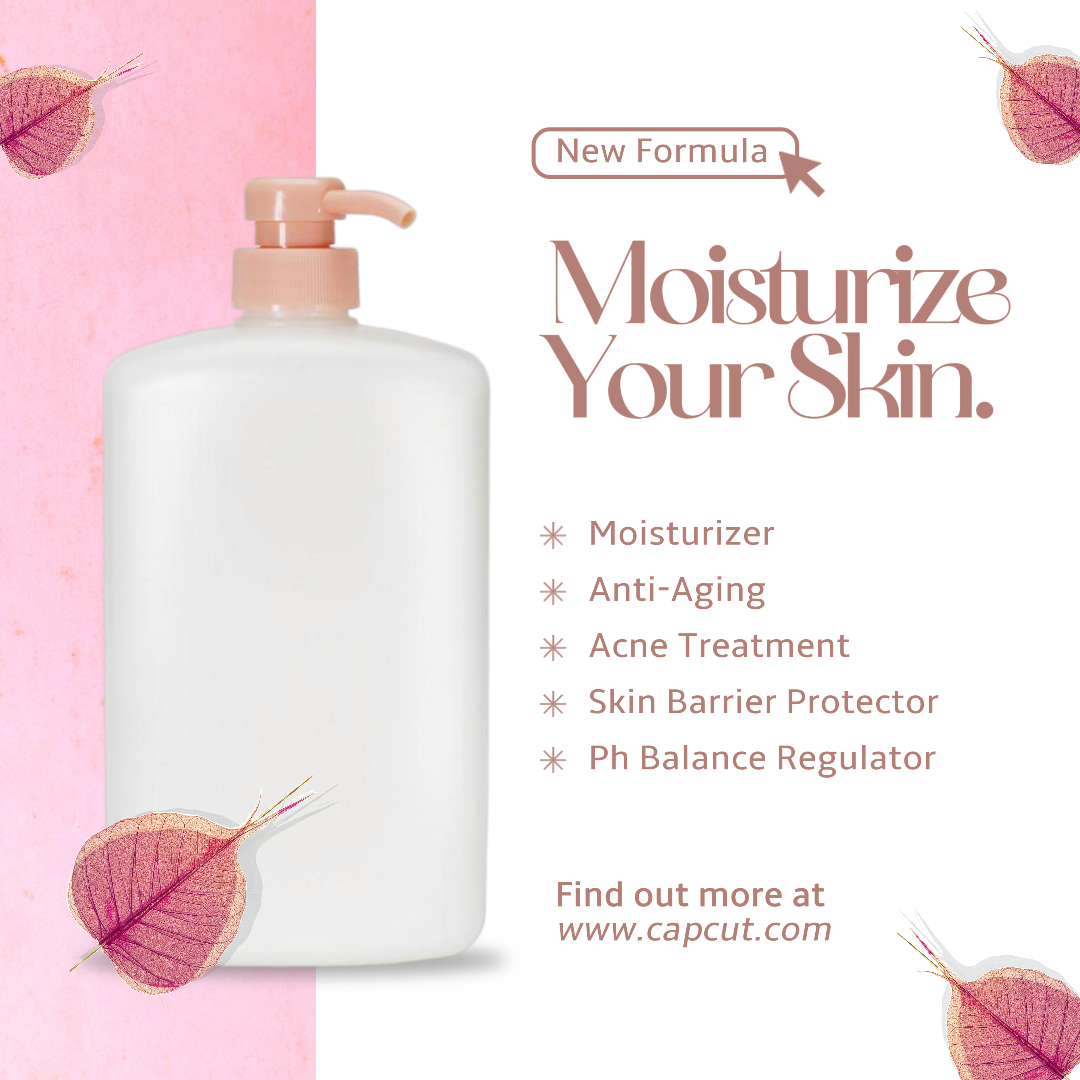 Hydratez votre peau Promotion Instagram Post