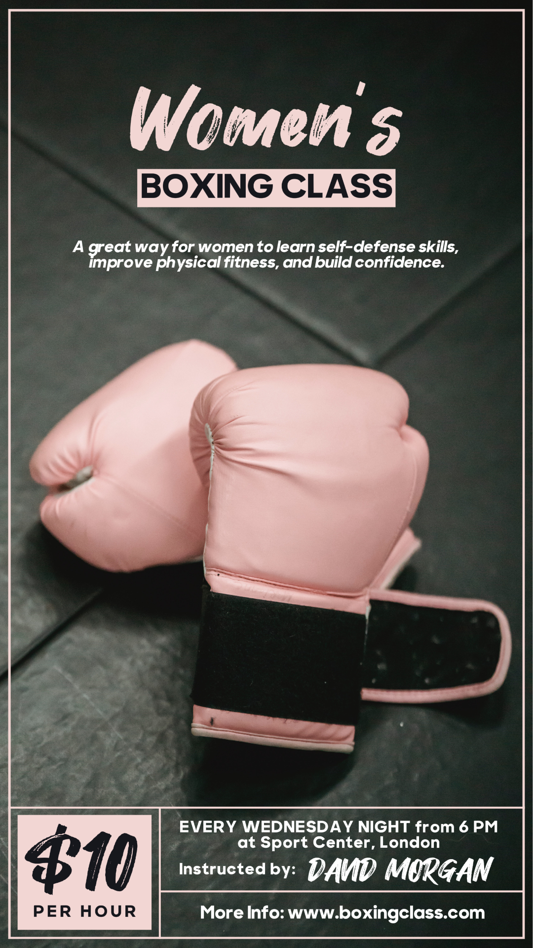 História do Instagram de outra classe de boxe da indústria