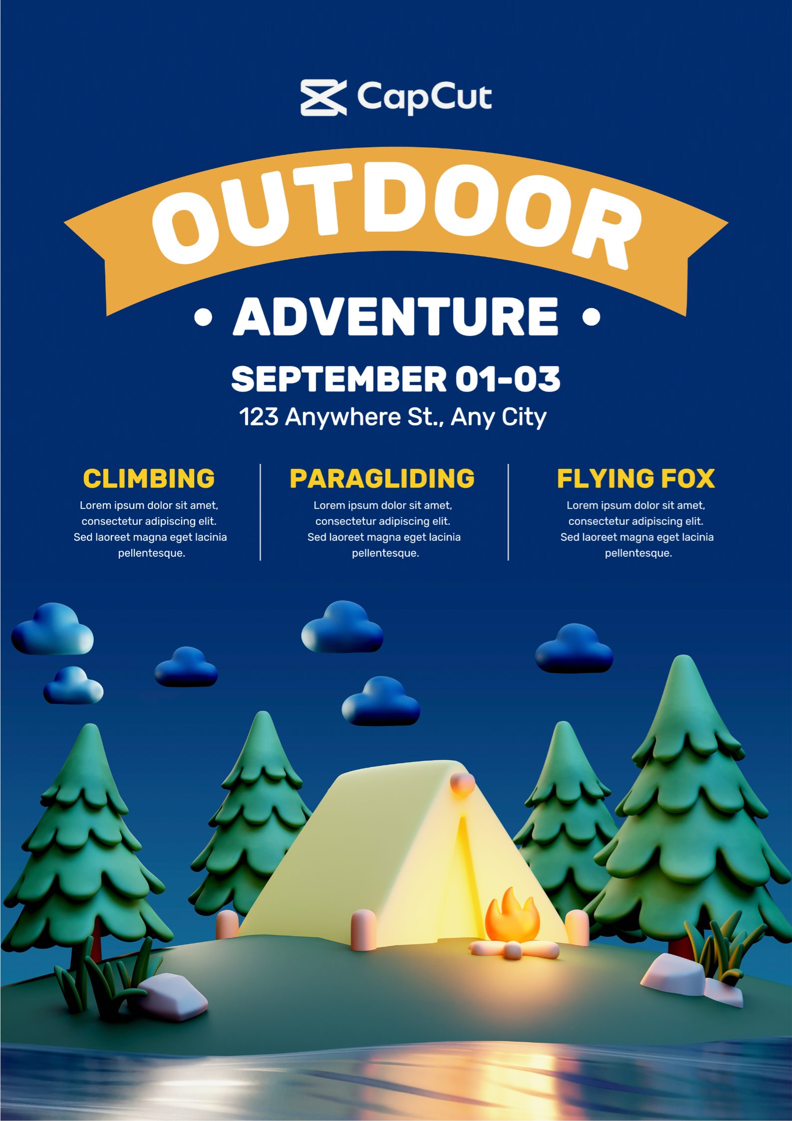 Non-Marketing: Camp Outdoor Poster