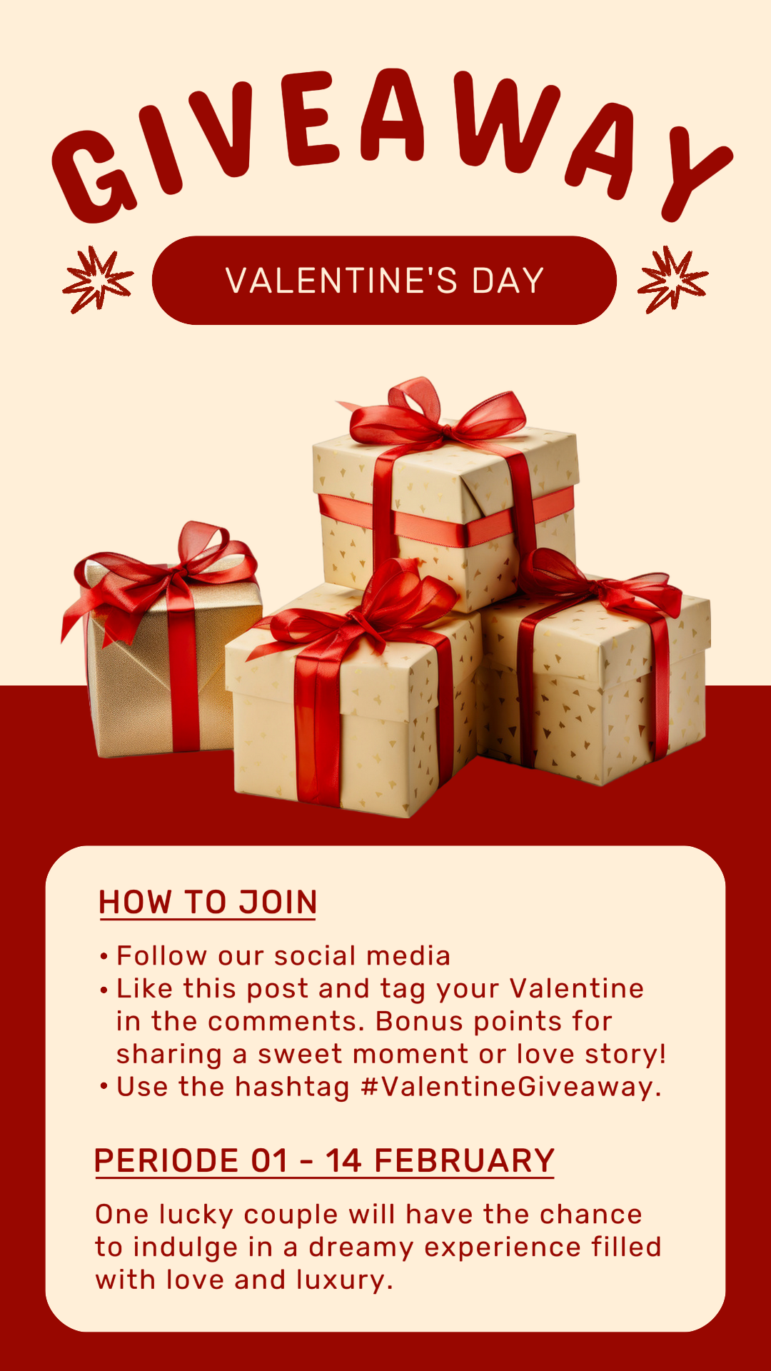 General Industry Valentine GiveAway instagram Story 