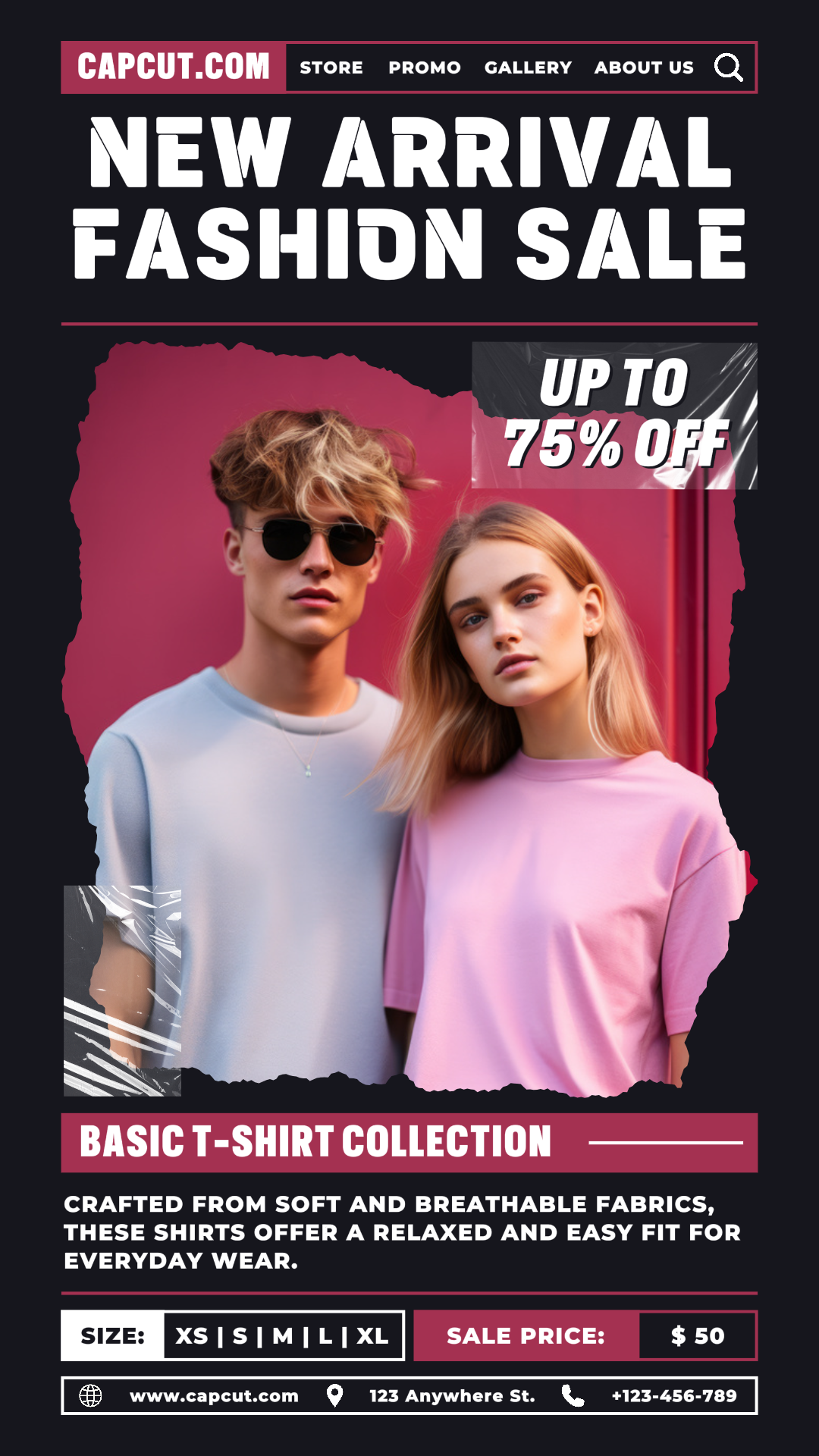 New Arrival Fashion Sale Promotion TikTok Post