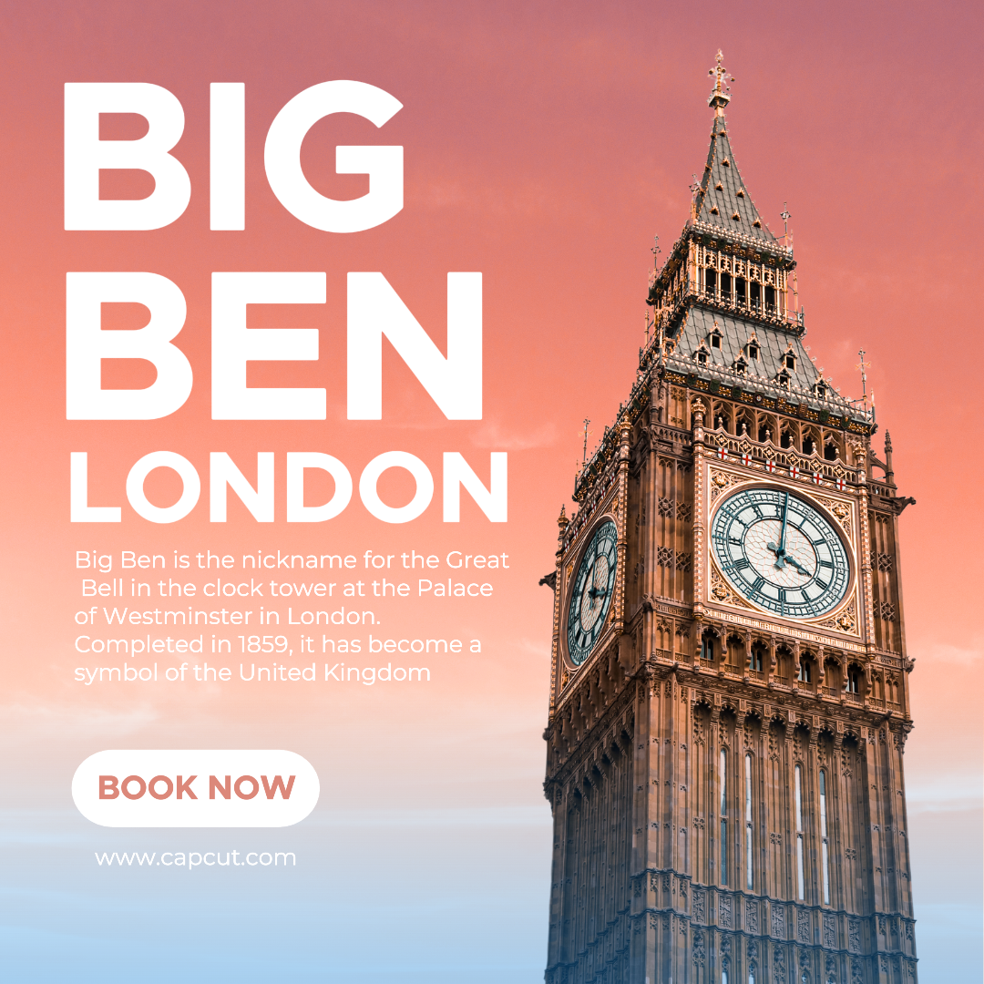 Travel - Creative - IG Post -London big Ben