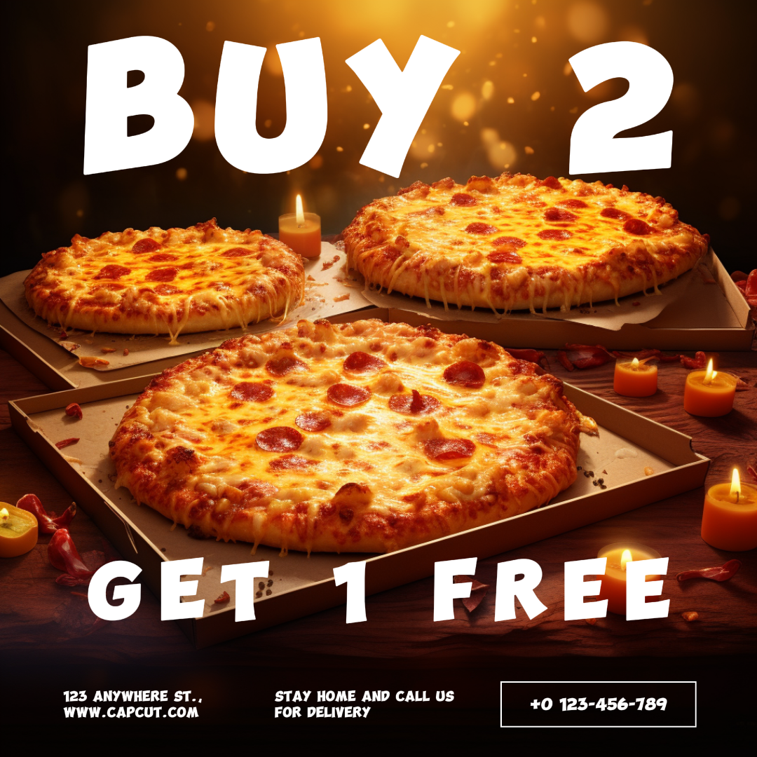 Food Spicy Pizza Promotion Template