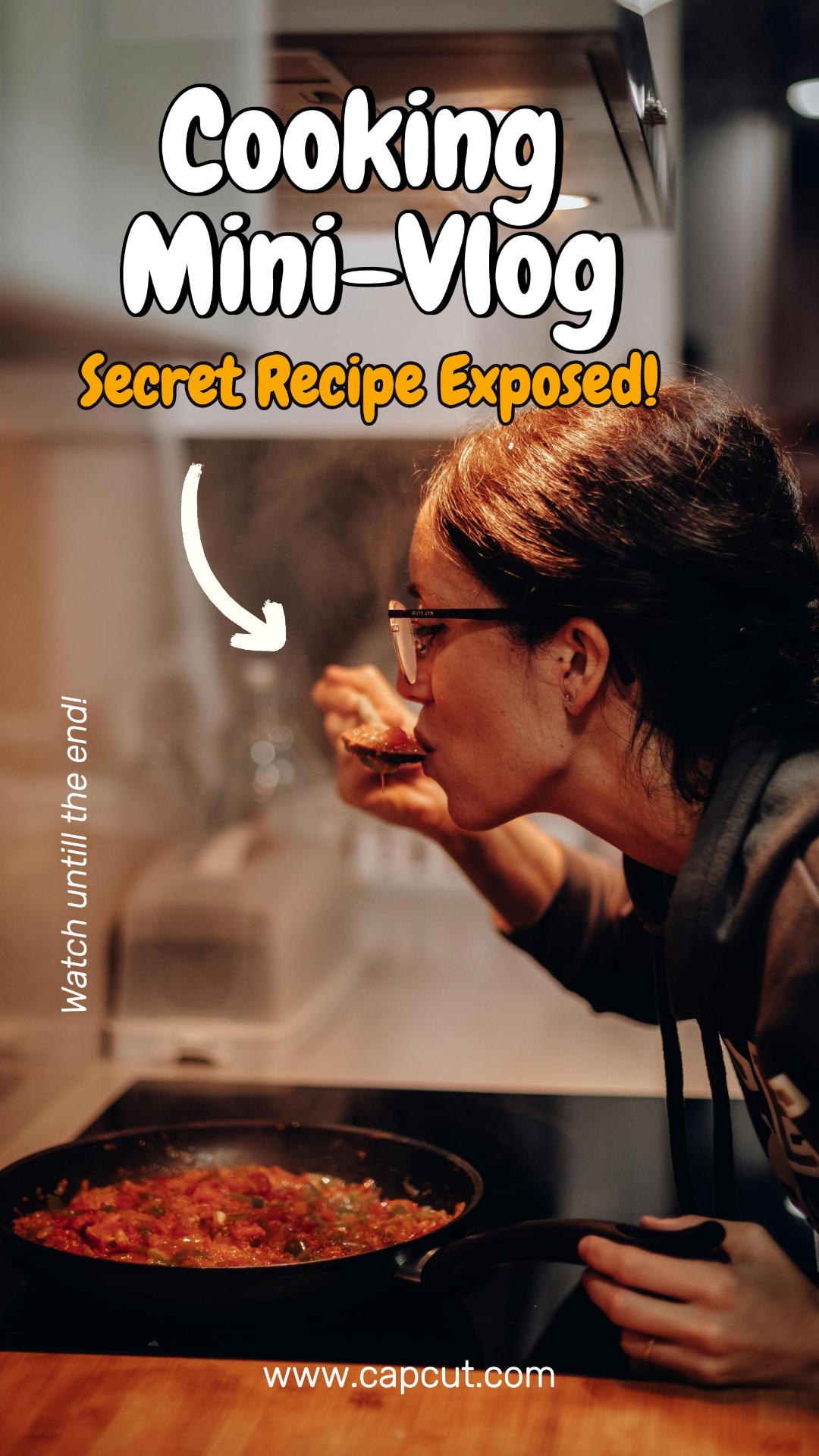 Miniatura do TikTok - Receita Secreta do Mini-vlog de Culinária Exposta