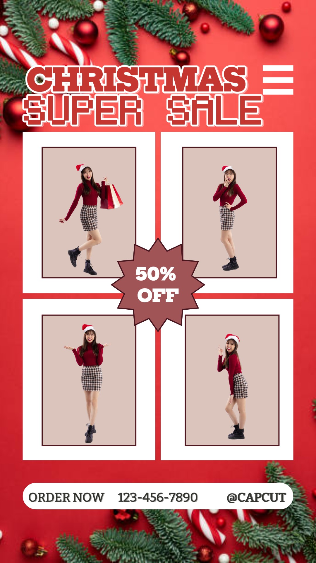 Venda de natal história do instagram