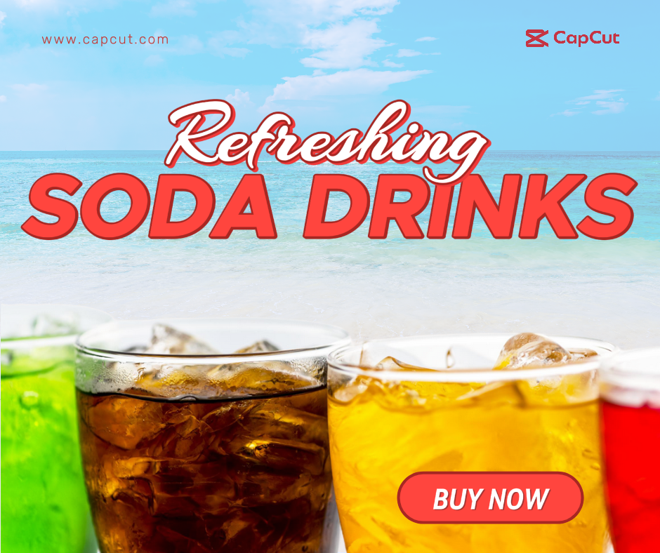 Makanan dan Minuman - Poster Pemasaran - Posting Facebook - Gaya Menarik