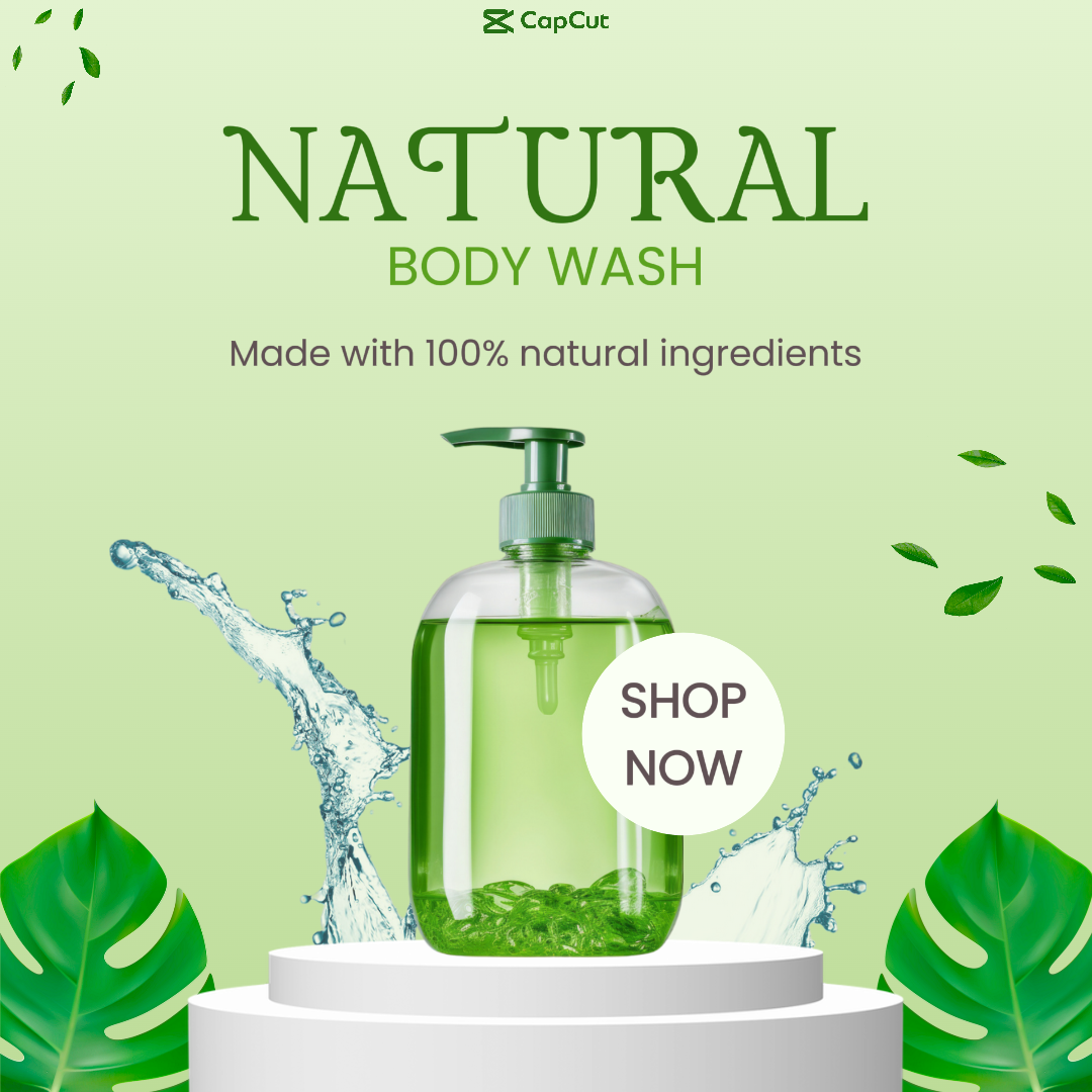 Natural Body Wash Instagram Post