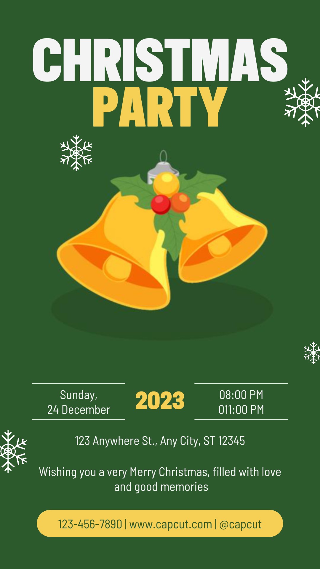 기타 산업 크리스마스 파티 인스타그램 스토리 