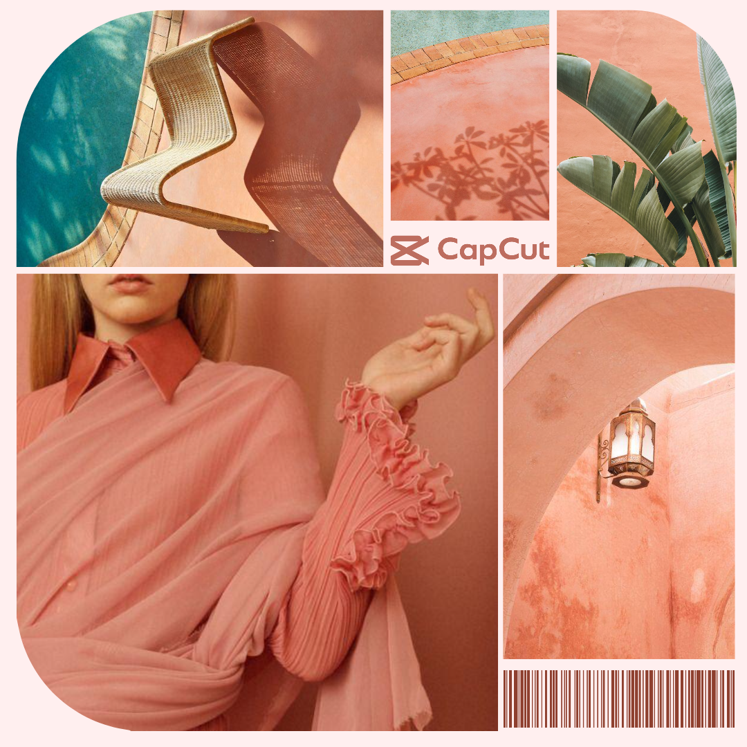 Collage Foto minimalistischer Instagram-Post