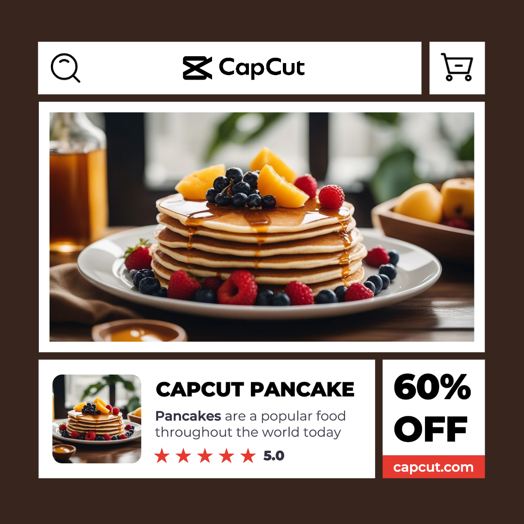 Pancake Food Promotion Instagram Feed