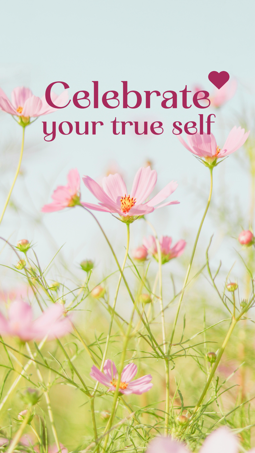 Wallpaper 9: 16 - Bunga & diri sejati