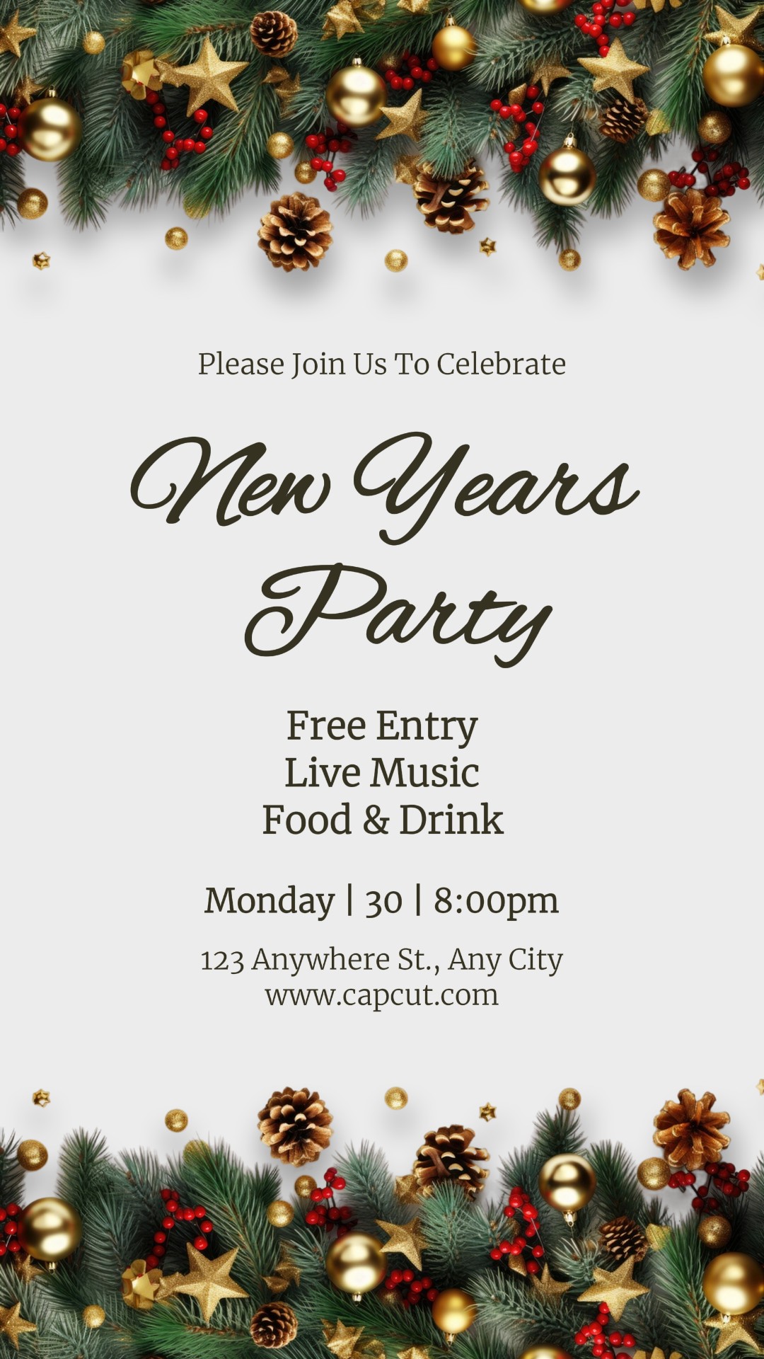 Other Industries New Years Party Instagram Story