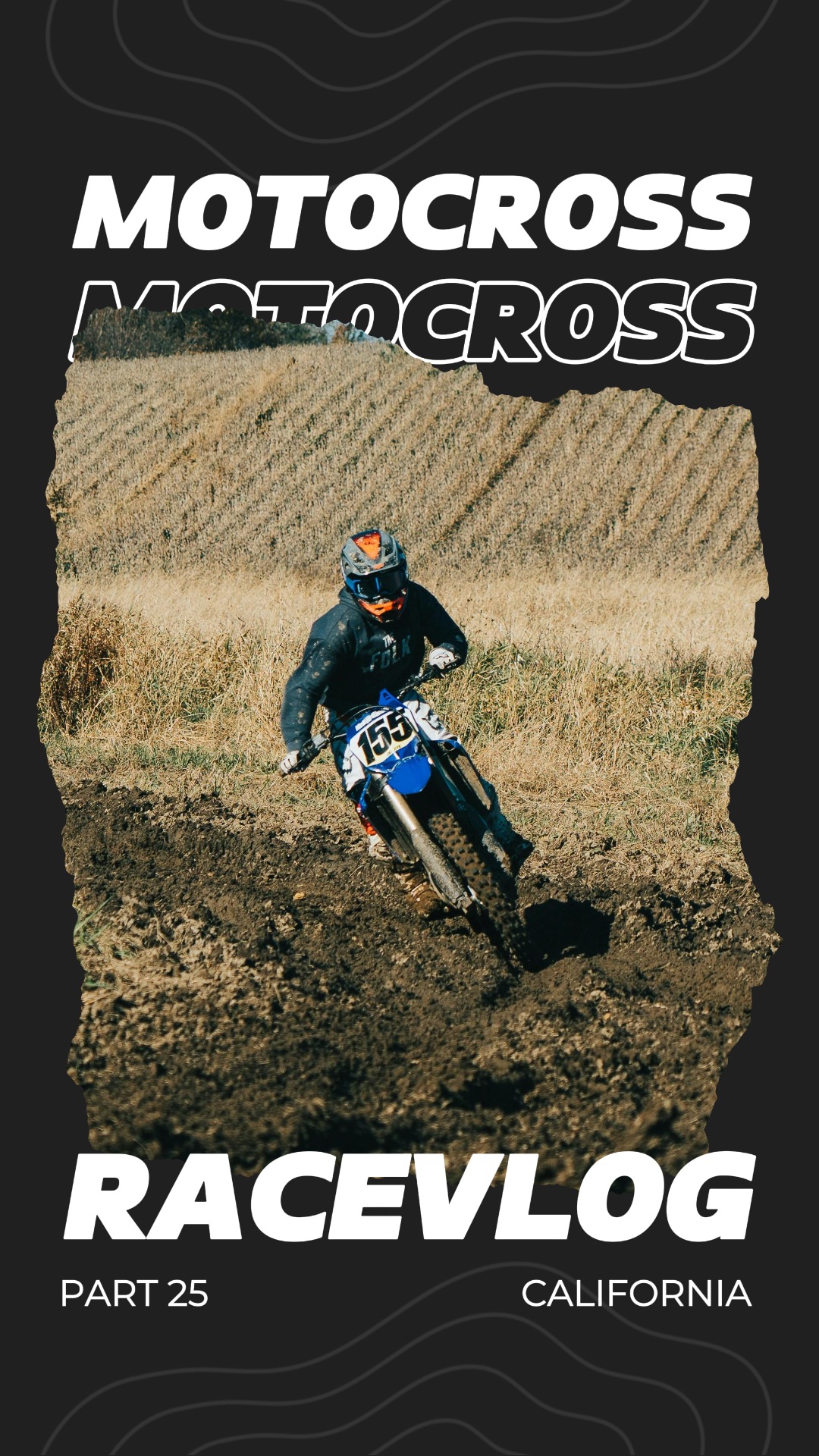 TikTok Thumbnail Motocross Vlog Tiktok Post