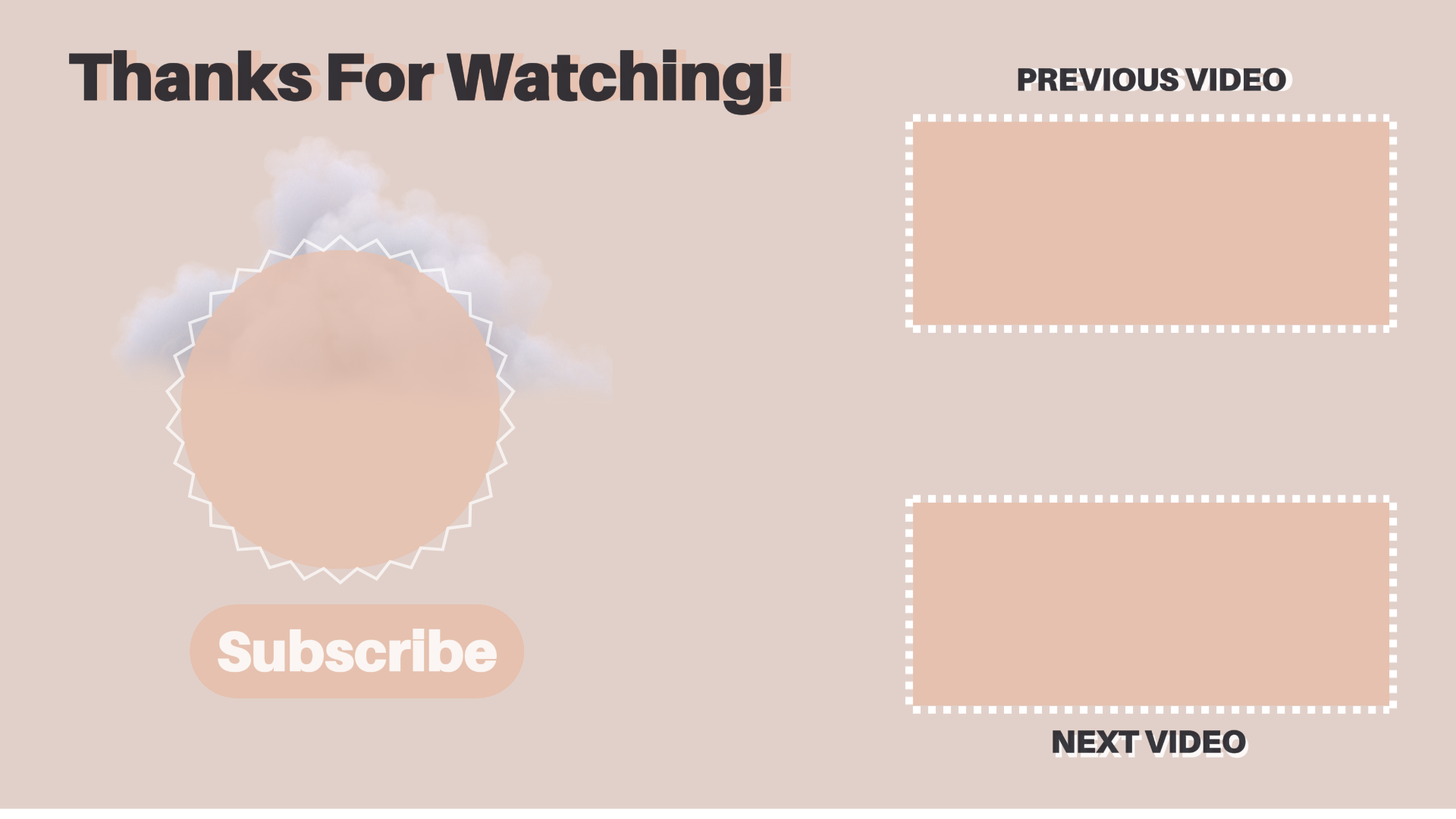 Layar Ujung YouTube Merah Muda