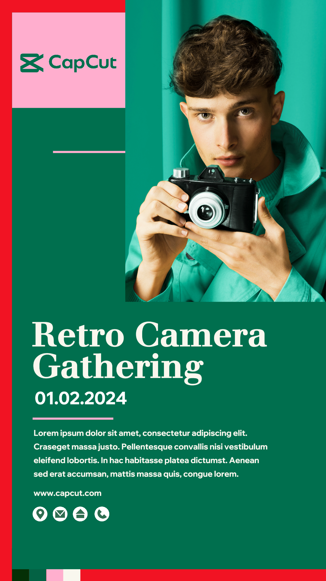 Reunião de Câmera Retro - Modelo de História IG 