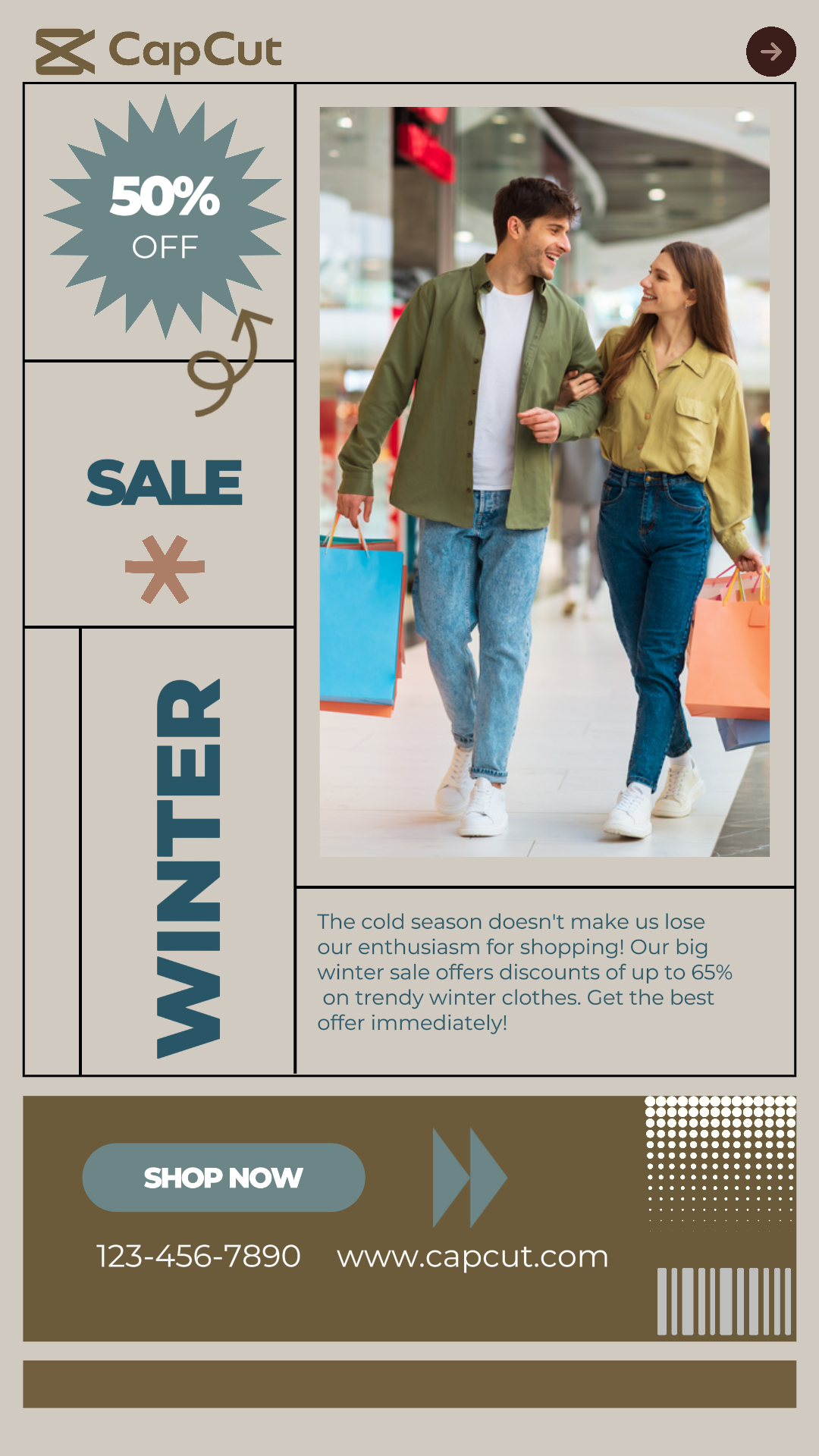 패션 겨울 세일 인스타그램 스토리