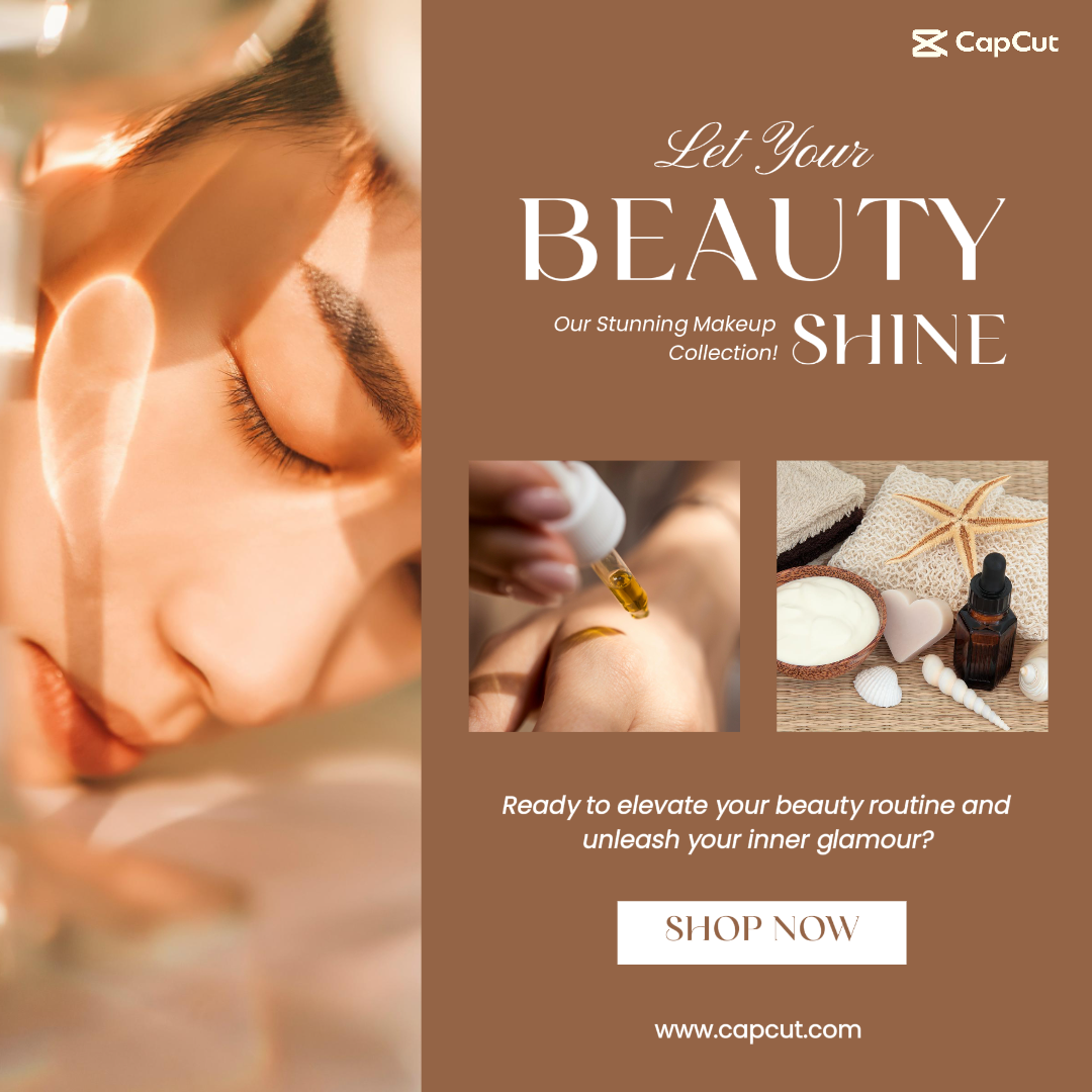 Affichage du produit de maquillage de beauté Post Instagram