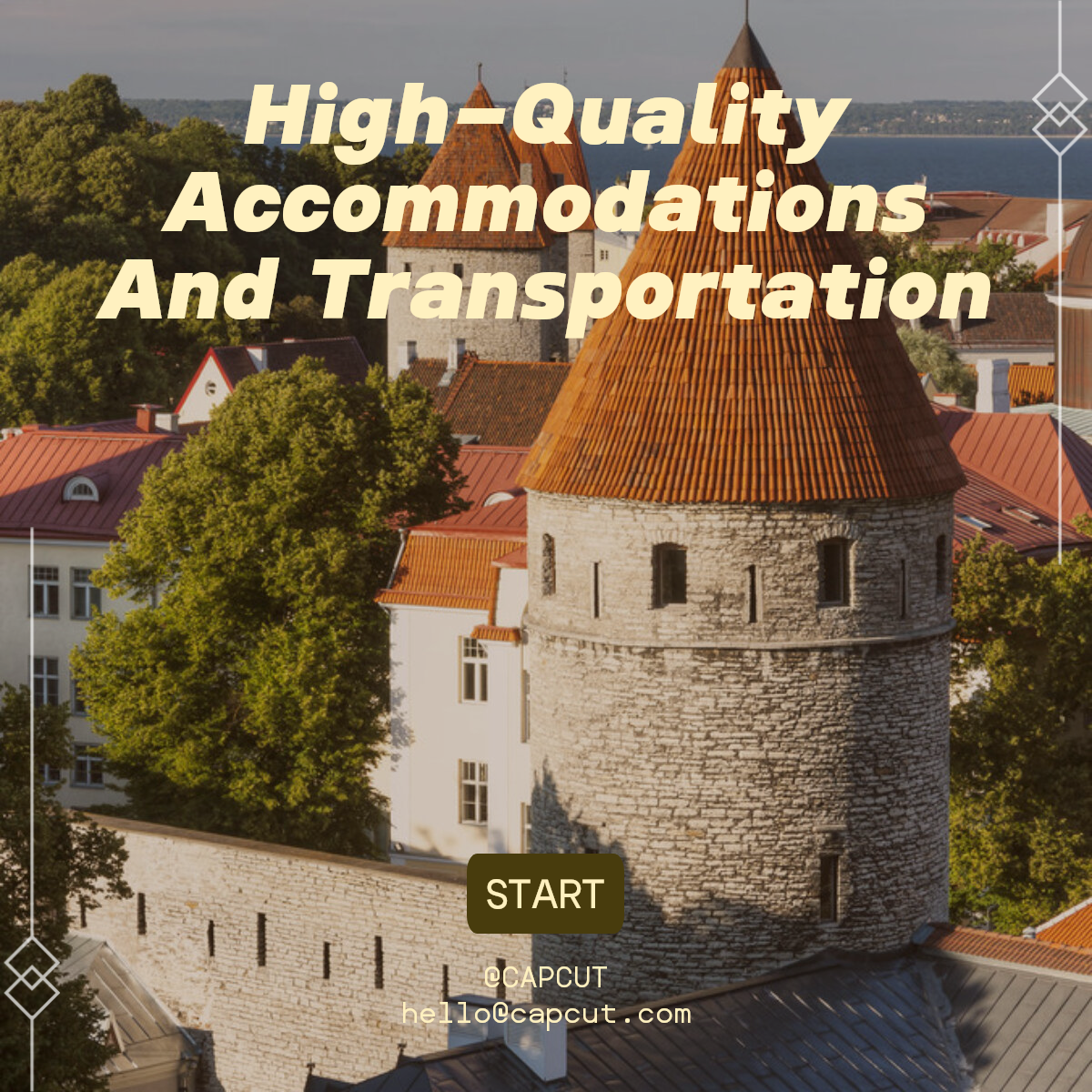 Exibição de efeitos para a indústria de viagens