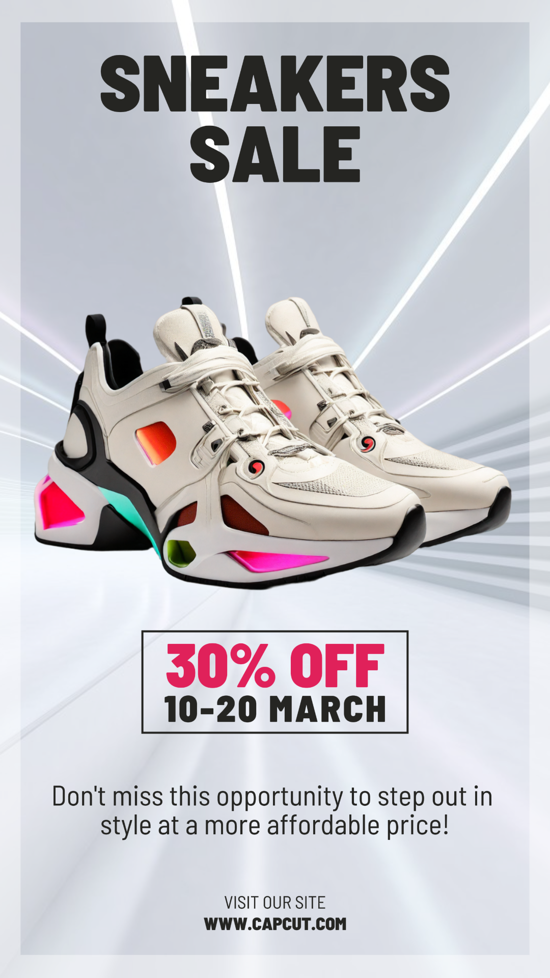 Plantilla De Venta De Zapatillas Historia De Instagram