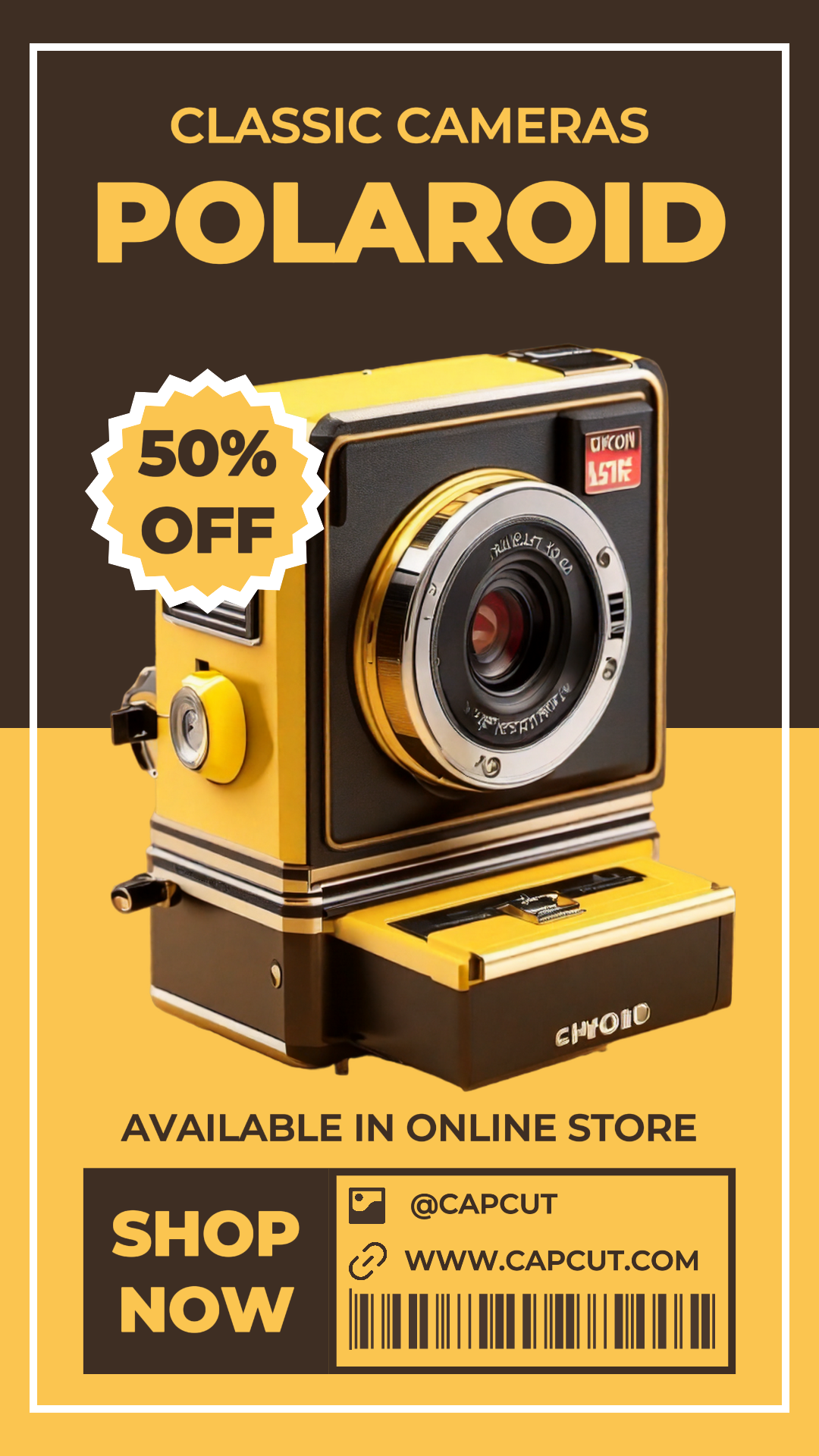 Polaroid Kamera Promotion Instagram Story