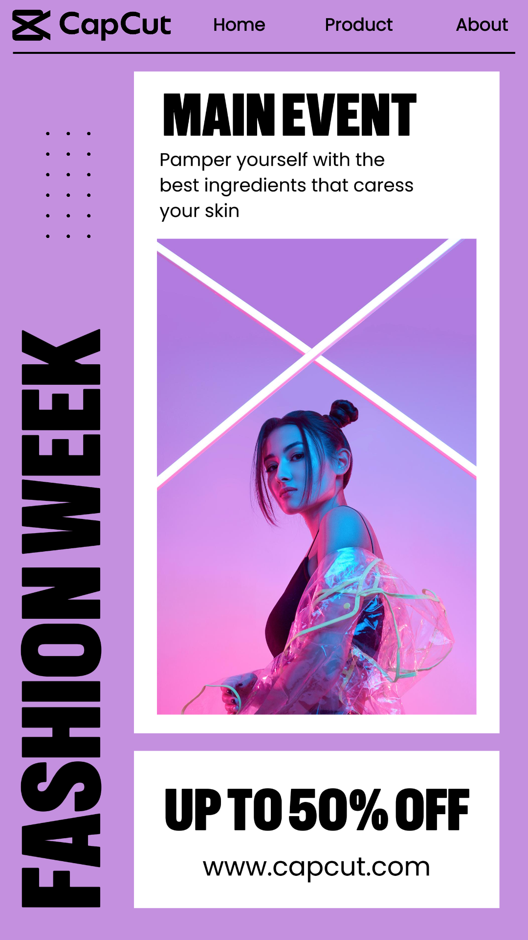 Fashion Week Promotion Instagram Story