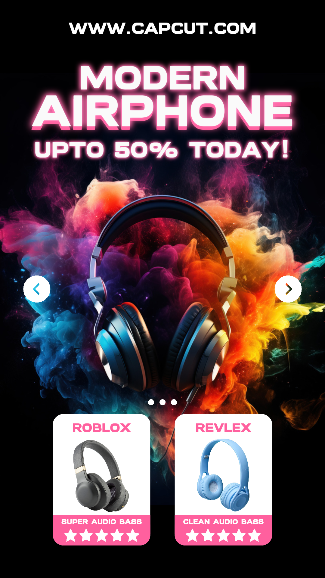 Technologie Airphone Instastory Promotion